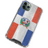 Dominican Republic Flag Faded iPhone 12 Pro Max Clear Case